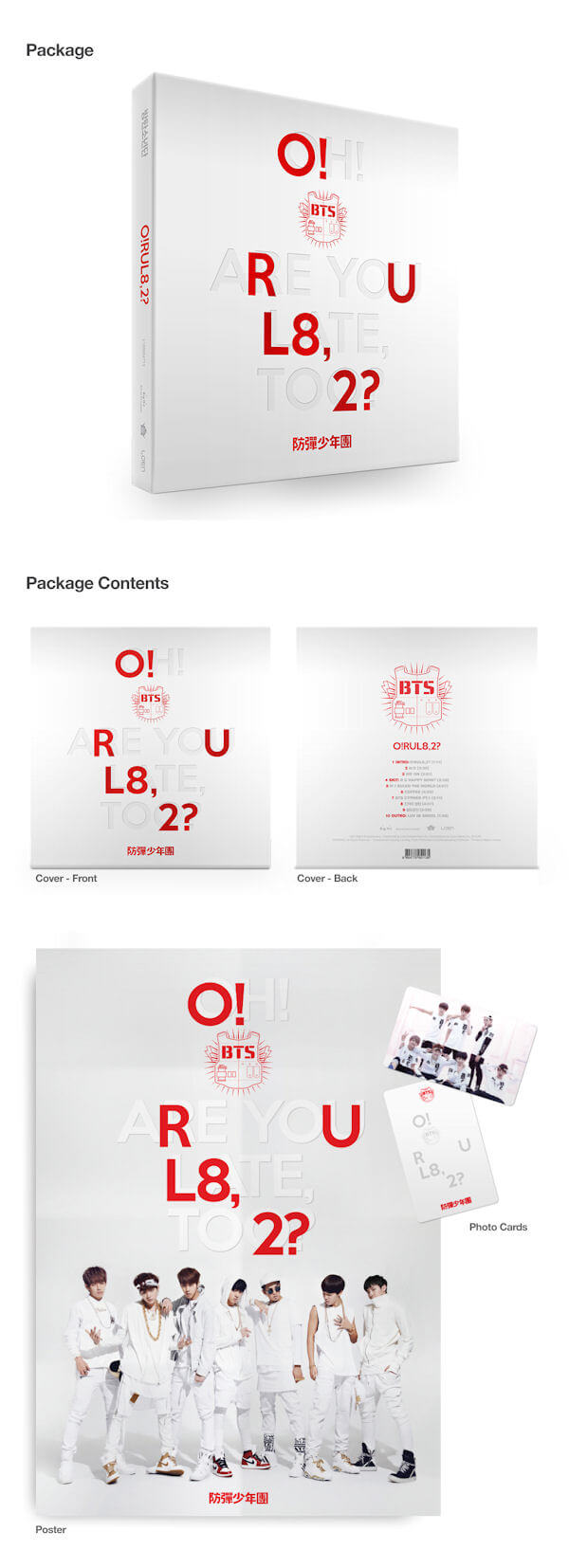 BTS – O!RUL8,2? – zestaw albumowy
