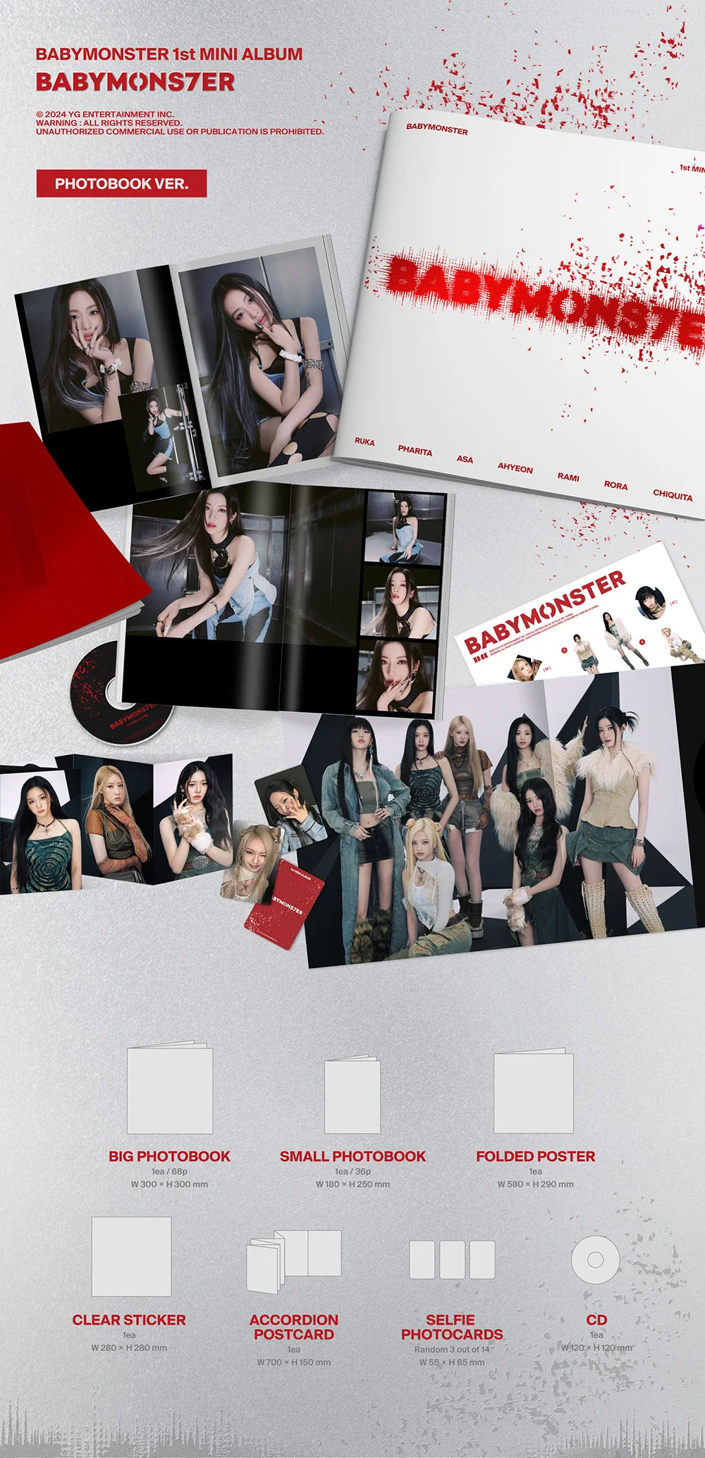 BABYMONSTER – BABYMONS7ER – zestaw albumowy