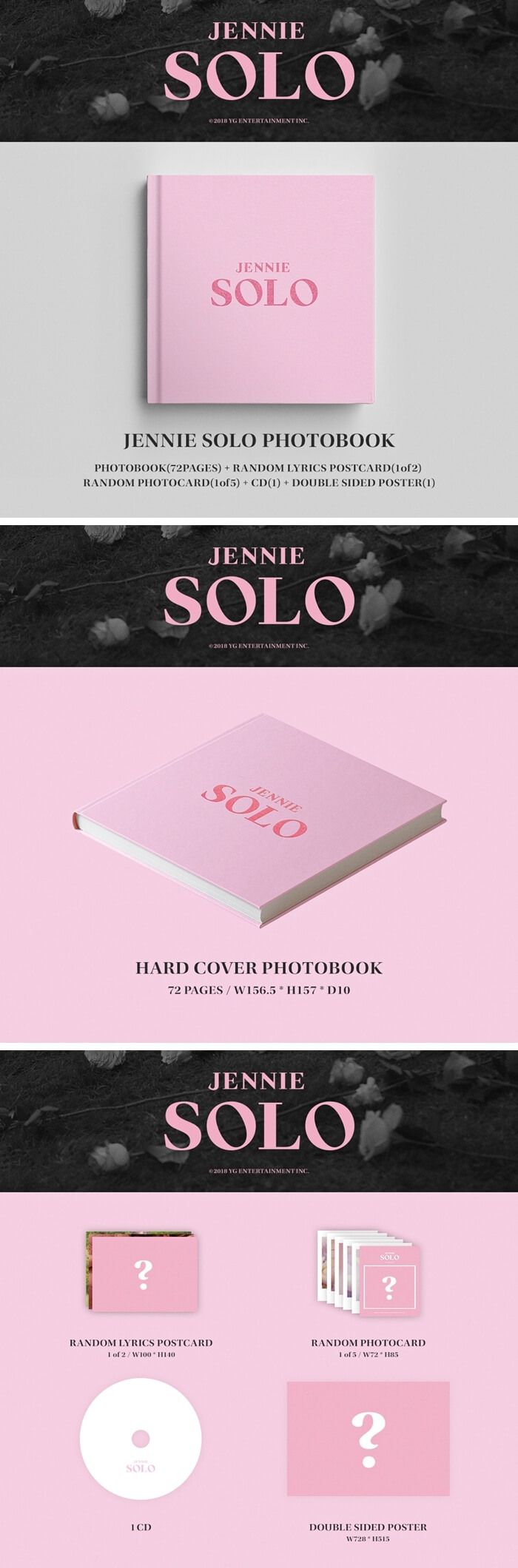 JENNIE – SOLO – zestaw albumowy