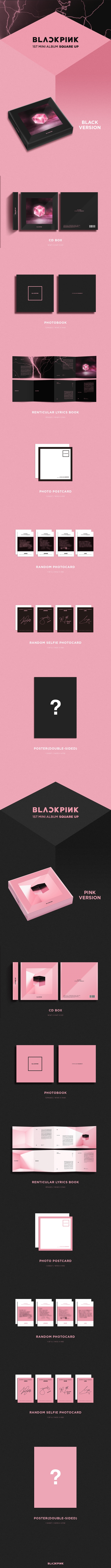 BLACKPINK – SQUARE UP – zestaw albumowy