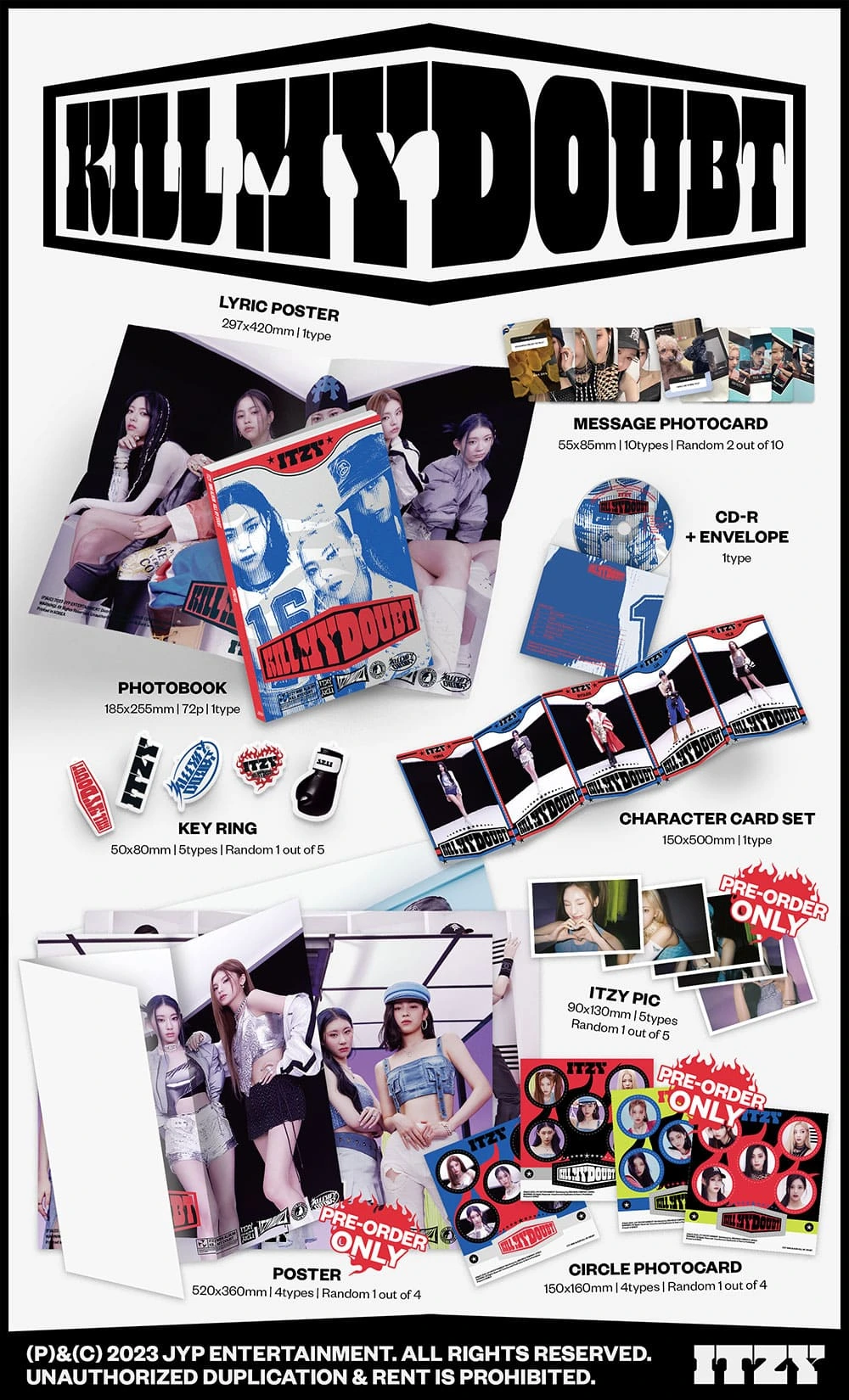 ITZY – KILL MY DOUBT – zawartość albumu