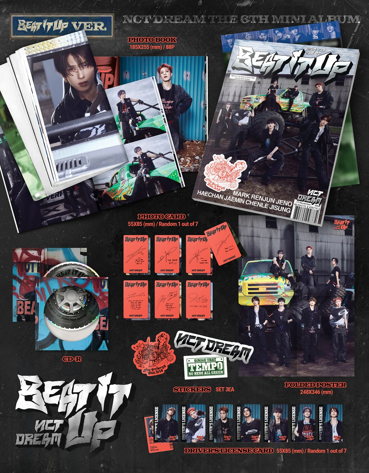 NCT DREAM – Beat It Up (Beat It Up Ver.) – zestaw albumowy