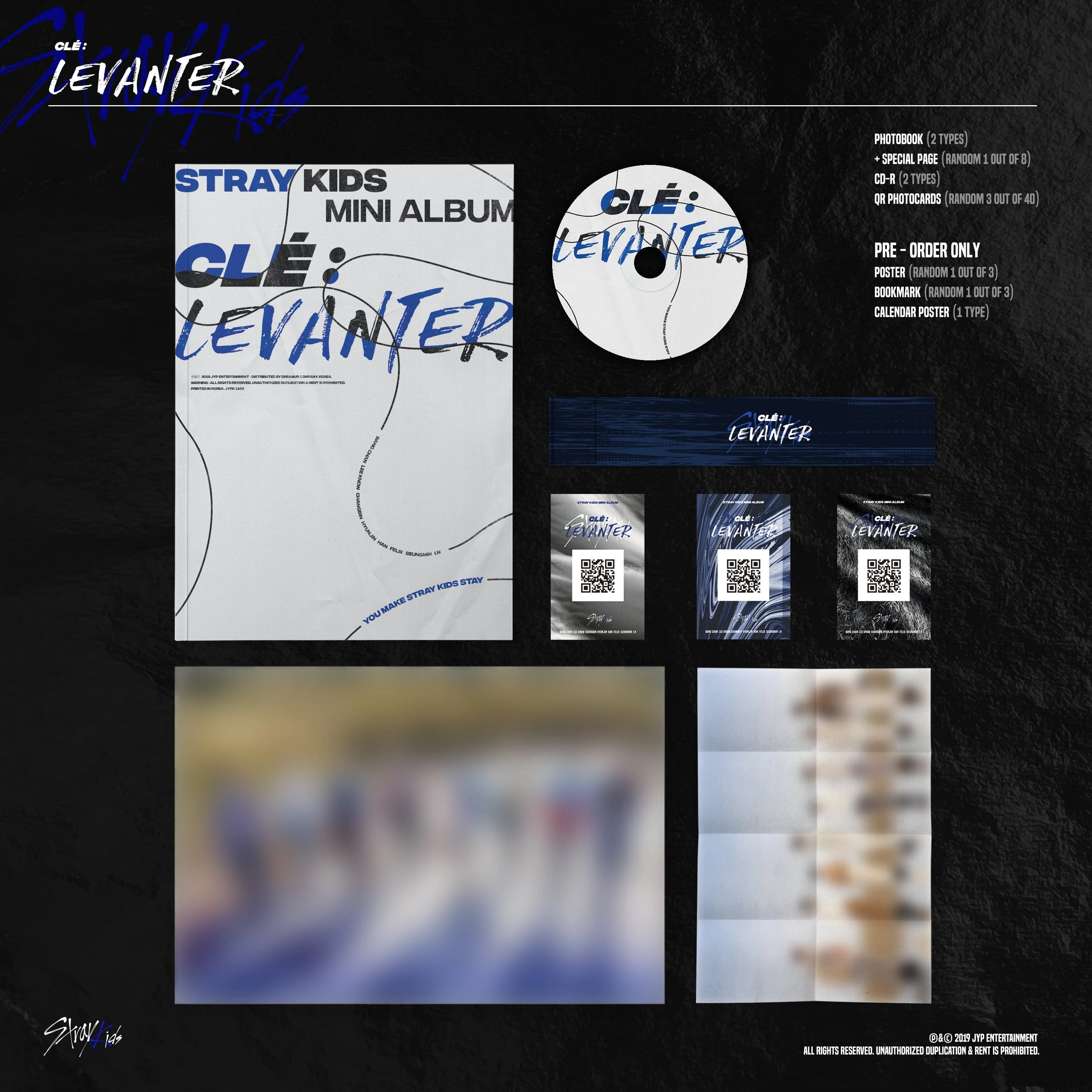 Stray Kids – Clé LEVANTER – zestaw albumowy