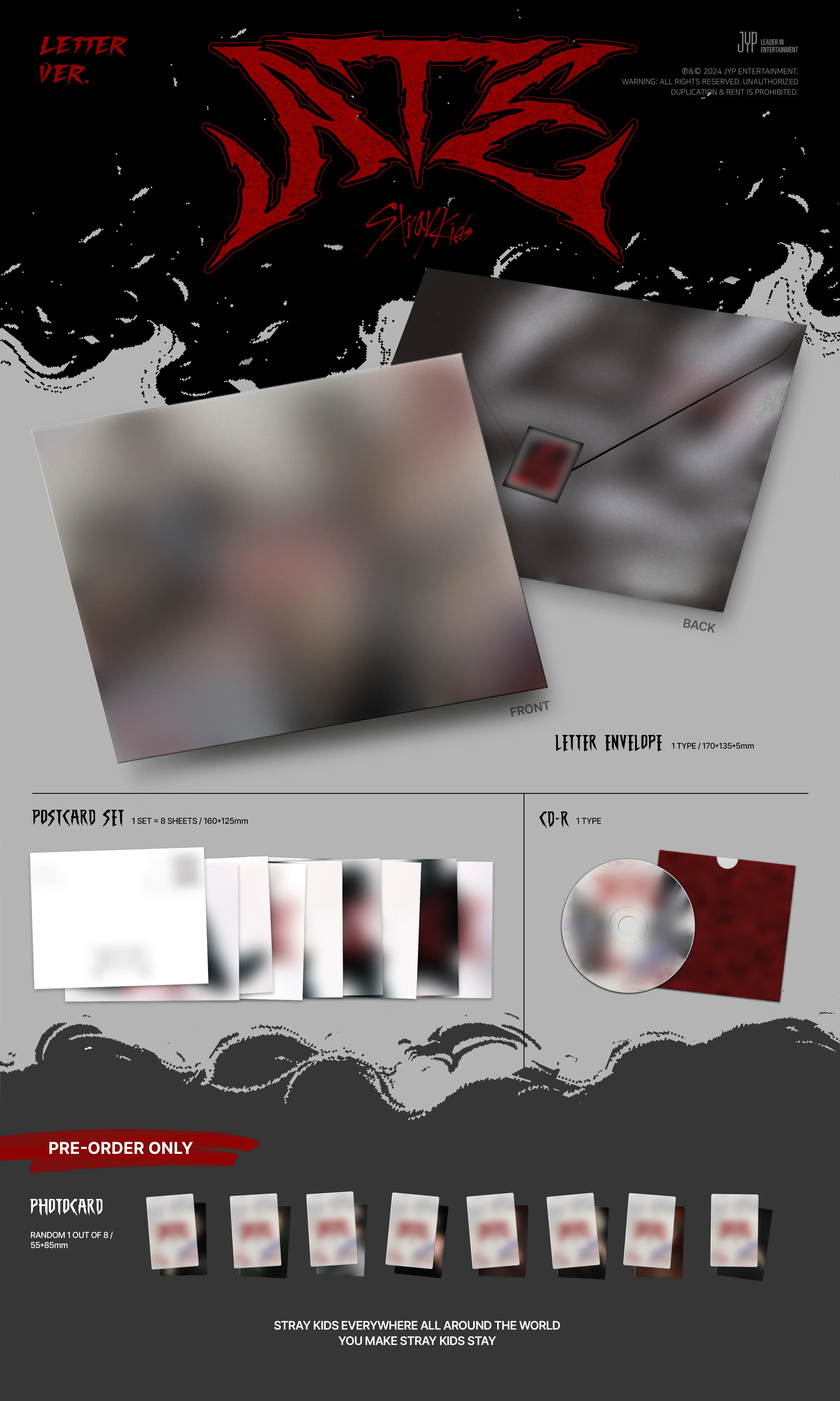 Stray Kids – ATE LETTER ver. – zestaw albumowy