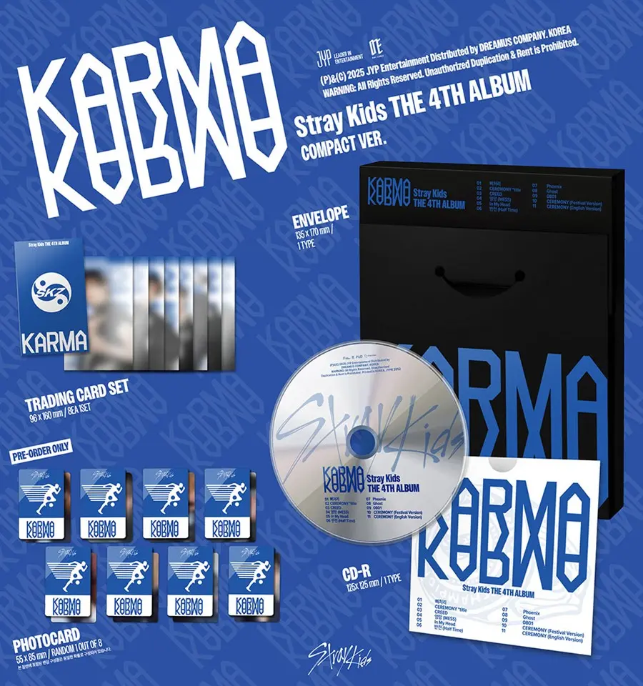 Stray Kids – KARMA COMPACT ver. – zestaw albumowy
