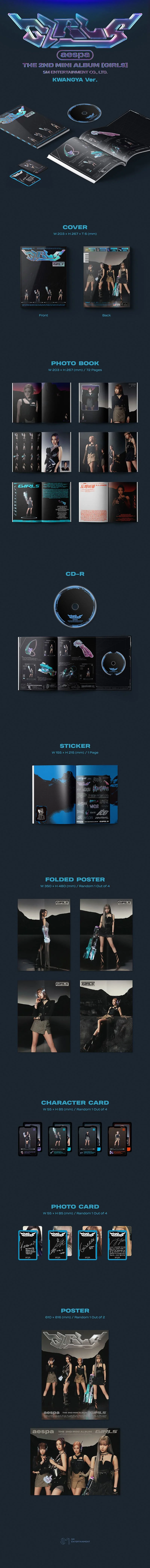 aespa – Girls – zawartość albumu KWANGYA Ver.