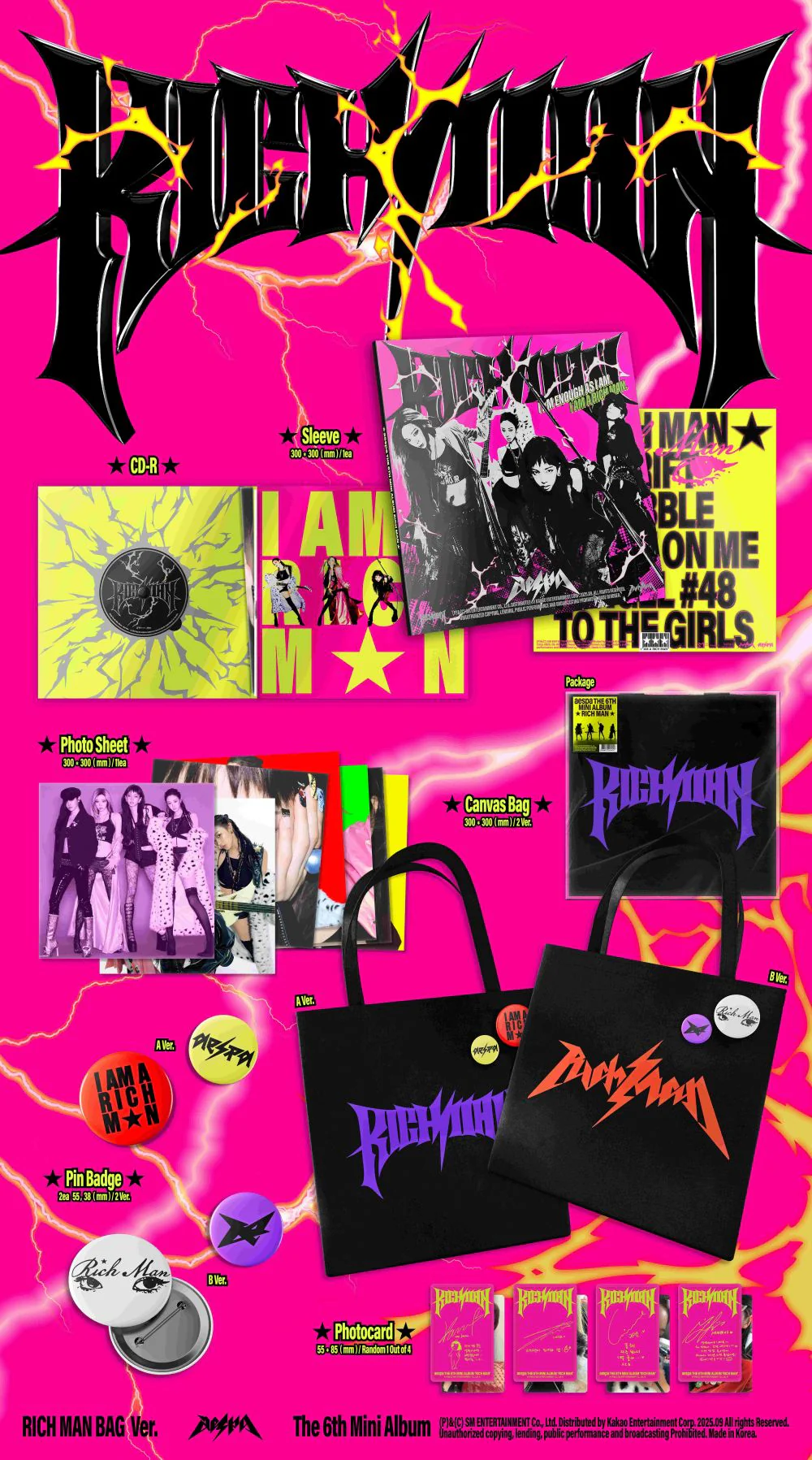 aespa – Rich Man – zawartość albumu Rich Man Bag Ver.