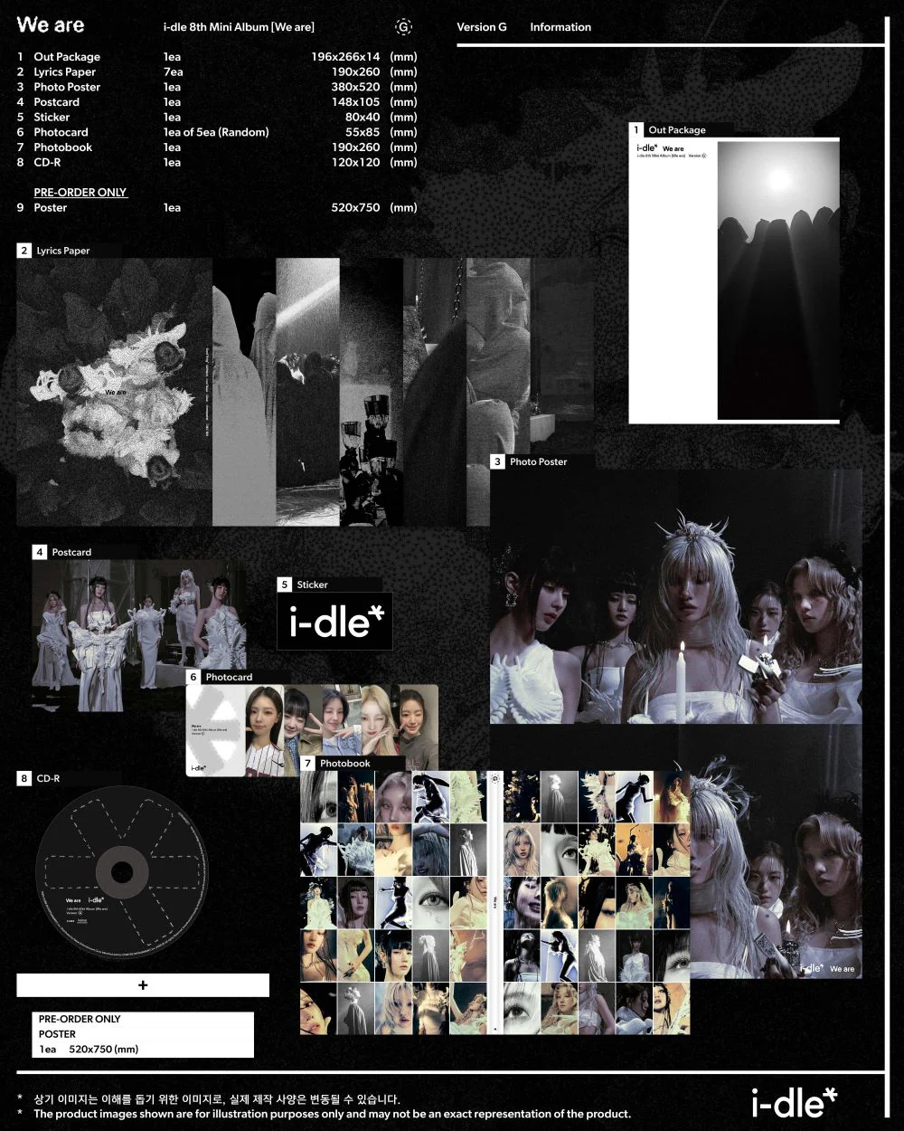 (G)I-DLE – We are – zestaw albumowy
