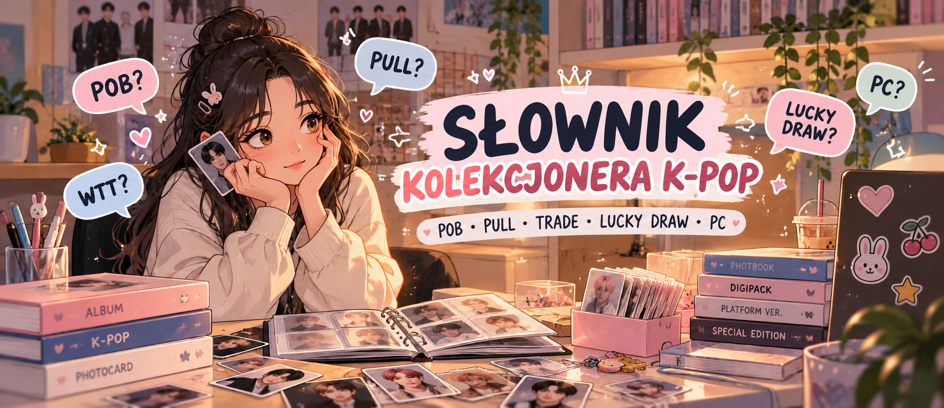 POB, pull, trade, lucky draw i PC – słownik kolekcjonera K-pop