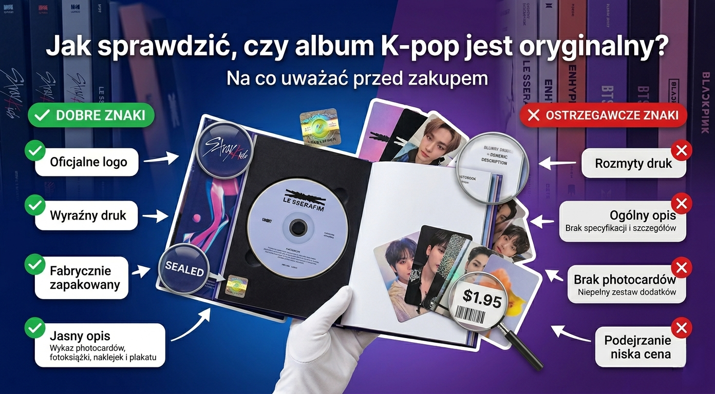 Jak sprawdzić, czy album K-pop jest oryginalny? Na co uważać przed zakupem